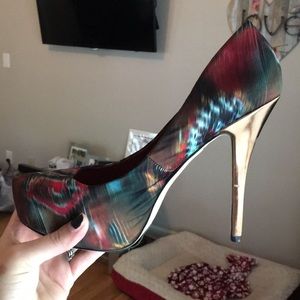 Multicolored Pumps